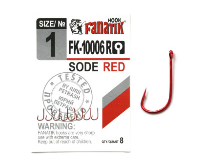 Гачок Fanatik Sode Red FK-10006R № 1