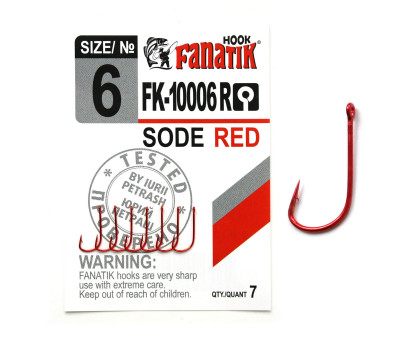Гачок Fanatik Sode Red FK-10006R № 6