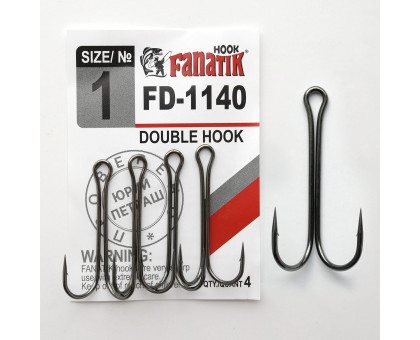 FD-1140 № 1 Подвійний гачок Fanatik
