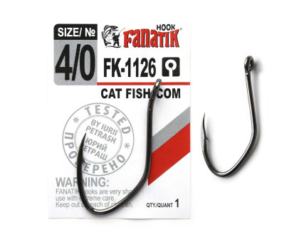 FK-1126 Cat Fish/Сом № 4/0 Одинарний гачок Fanatik