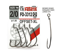 FO-3312-XL № 2/0 Офсетний гачок Fanatik