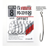 FO-3315 № 8 Офсетний гачок Fanatik