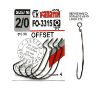 FO-3315 № 2/0 Офсетний гачок Fanatik