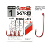 S-57 Red № 1 Одинарний гачок Fanatik