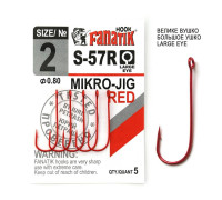 S-57 Red № 2 Одинарний гачок Fanatik