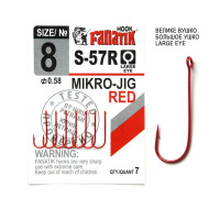 S-57 Red № 8 Одинарний гачок Fanatik