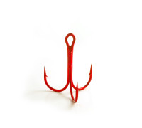 KH-11030 Red № 2/0 Потрійний гачок Fanatik