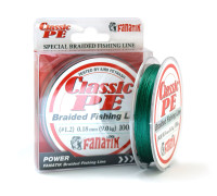 Шнур плетений Fanatik Classik PE X4 100 m (#1.2) 0.18 mm 9.0 kg Green