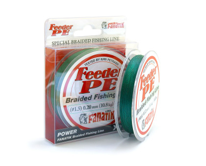 Шнур плетений Fanatik Feeder PE X4 140 m (#1,5) 0.20 mm Green