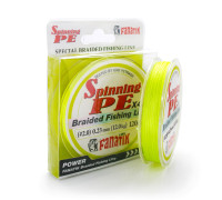 Шнур плетений Fanatik Spinning PE X4 120 m (#2,0) 0.23 mm 12,0 kg Yellow