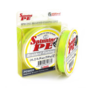 Шнур плетений Fanatik Spinning PE X4 150 m (#1,2) 0.18 mm 9,0 kg Yellow