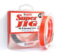Шнур плетений Fanatik Super Jig PE X8 120 m (#0.4) 0.10 mm 4.8 kg Orange