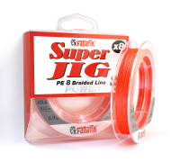 Шнур плетений Fanatik Super Jig PE X8 120 m (#0.6) 0.12 mm 6.9 kg Orange