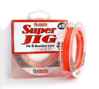 Шнур плетений Fanatik Super Jig PE X8 120 m (#1.2) 0.18 mm 12.0 kg Orange