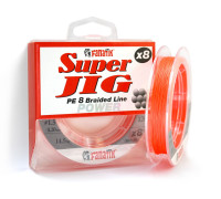 Шнур плетений Fanatik Super Jig PE X8 120 m (#1.5) 0.20 mm 14.5 kg Orange