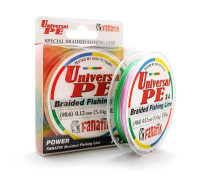 Шнур плетений Fanatik Universal PE X4 150 m (#0,6) 0.12 mm 5,4 kg Varicoloured