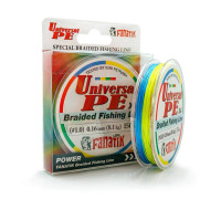 Шнур плетений Fanatik Universal PE X4 150 m (#1,0) 0.16 mm 8,1 kg Varicoloured