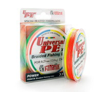 Шнур плетений Fanatik Universal PE X4 150 m (#2,0) 0.23 mm 12,0 kg Varicoloured