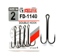FD-1140 № 2 Подвійний гачок Fanatik
