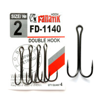 FD-1140 № 2 Подвійний гачок Fanatik