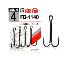 FD-1140 № 4 Подвійний гачок Fanatik