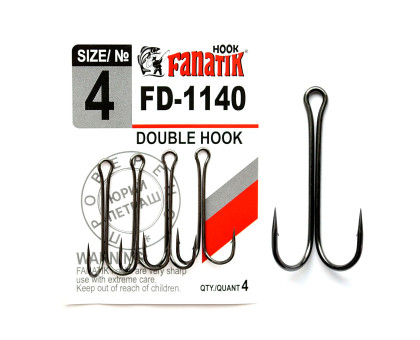 FD-1140 № 4 Подвійний гачок Fanatik