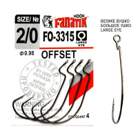 FO-3315 № 2/0 Офсетний гачок Fanatik