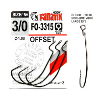 FO-3315 № 3/0 Офсетний гачок Fanatik
