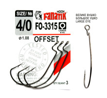FO-3315 № 4/0 Офсетний гачок Fanatik