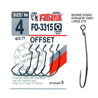 FO-3315 № 4 Офсетний гачок Fanatik