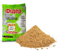 Прикормка Fanatik Фідер Короп Тигровий горіх, 900 гр