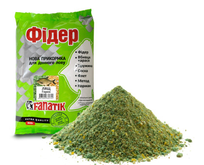 Прикормка Fanatik Фідер Лящ - Горох, 900 гр
