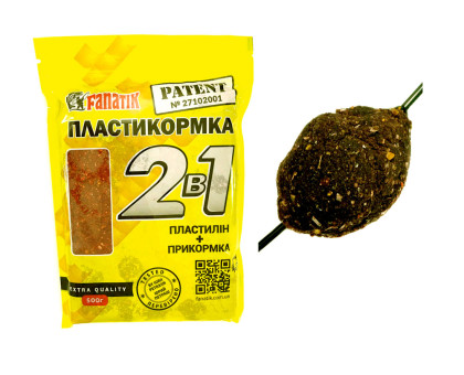 Пластикормка Fanatik Горох - Часник, 500 г