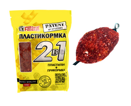 Пластикормка Fanatik Полуниця, 500 г