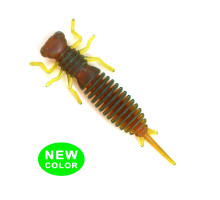 Силіконова приманка Larva 1.6 дюйма колір 027 Motor Oil