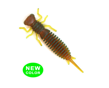 Силіконова приманка Larva 2 дюйми колір 027 Motor Oil