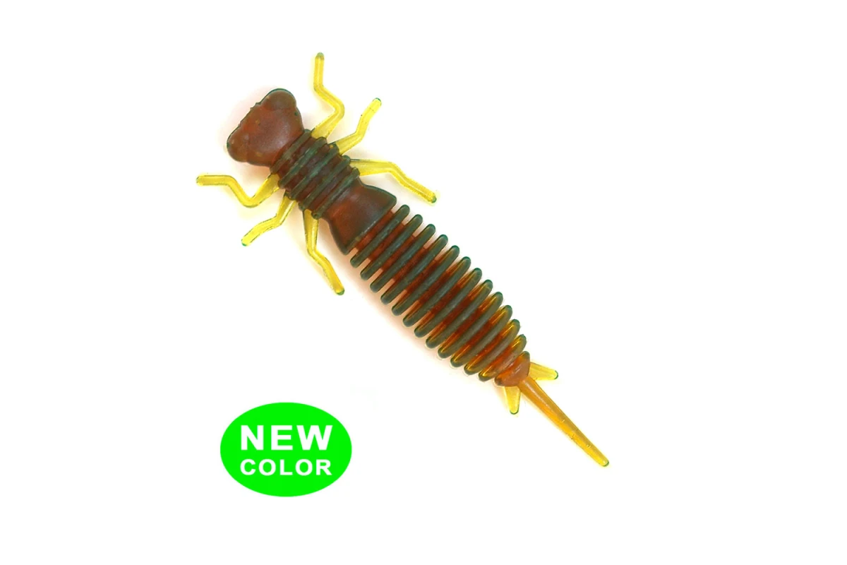 СиліконоваприманкаLarva1.6дюймаколір027MotorOil